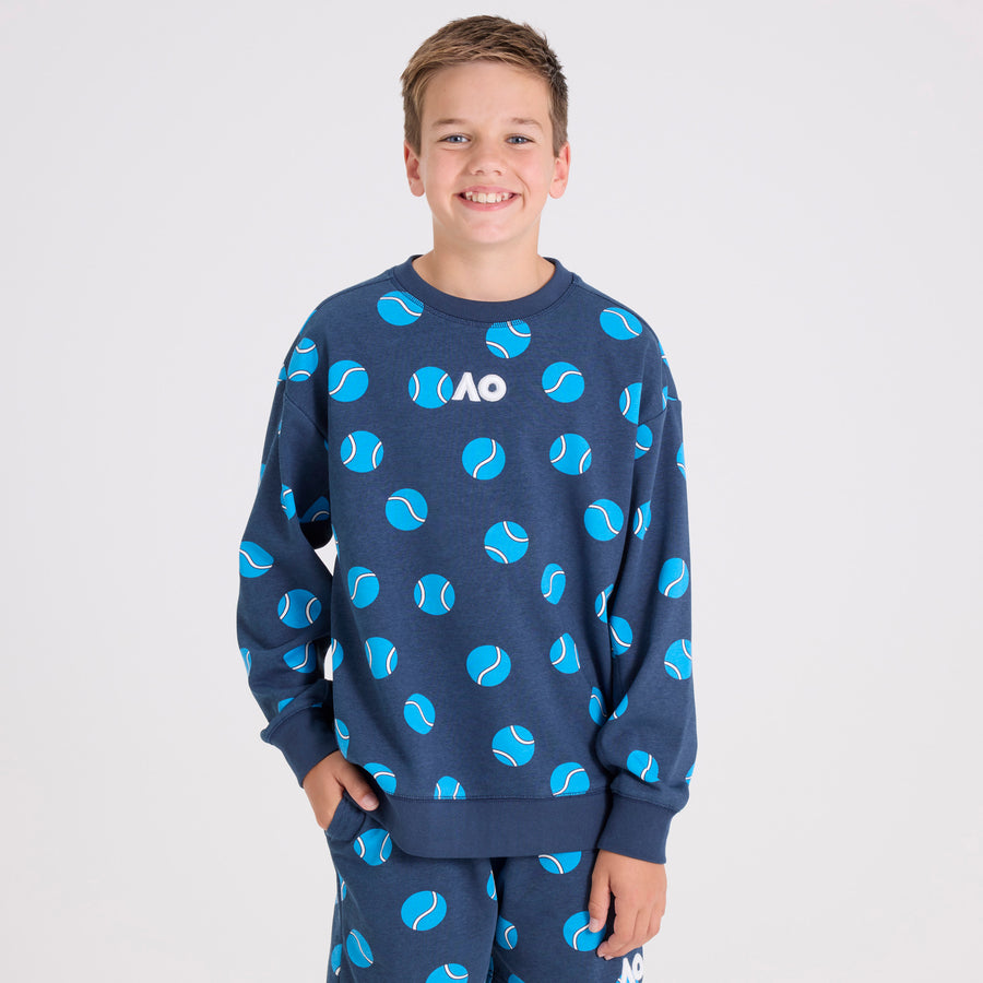 Kids Australian Open Crewneck Sweatshirt