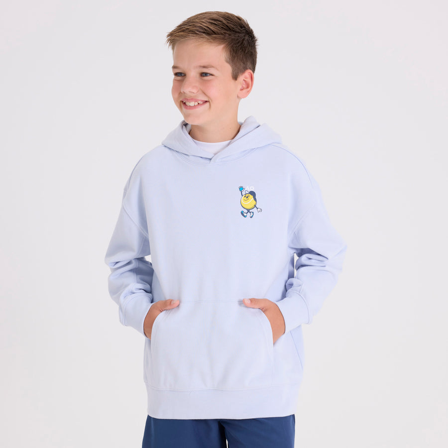 Kids Australian Open Hoodie Light Blue