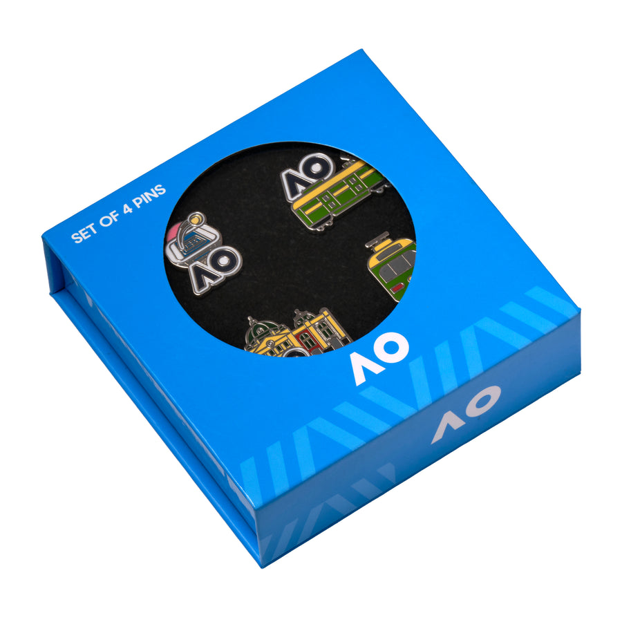 Australian Open Lapel Pin Boxed Set of 4