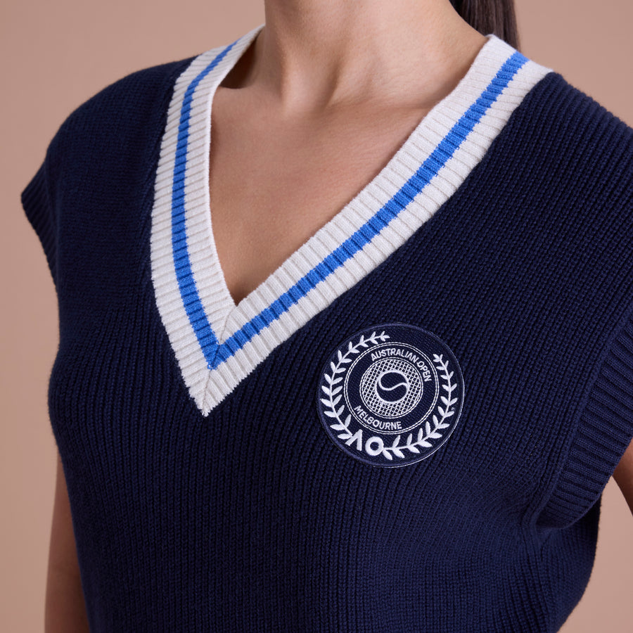 Women's Australian Open Knit Vest