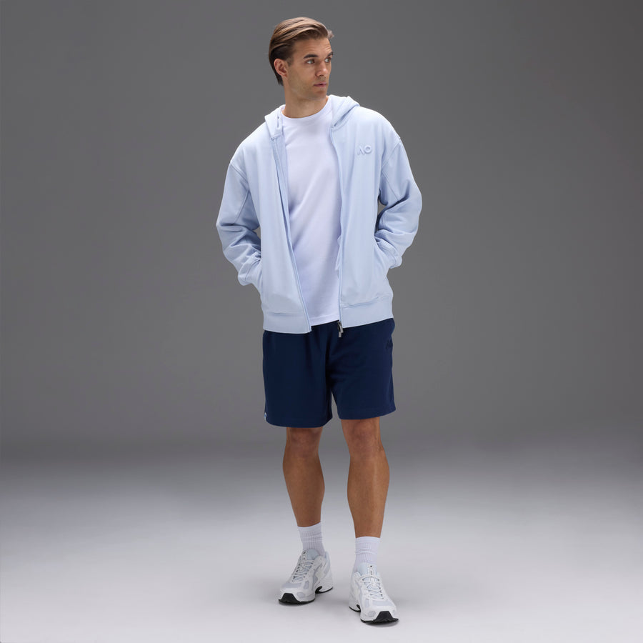 Unisex Australian Open Zip-Up Hoodie Light Blue