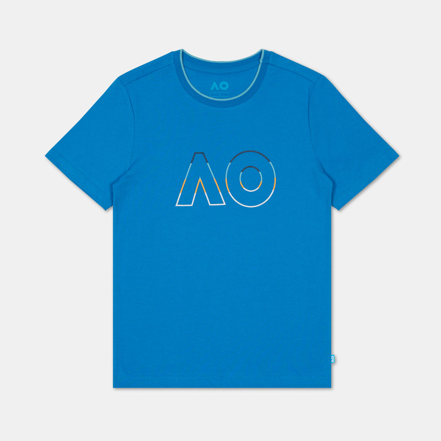 Boys Australian Open Logo T-Shirt Blue