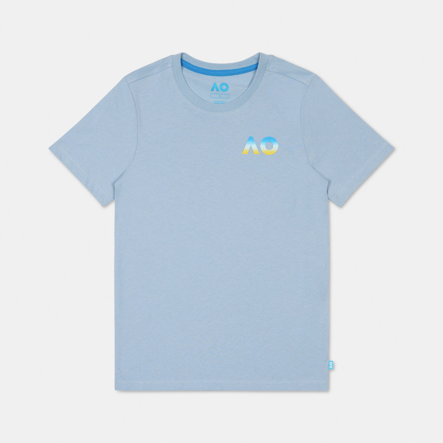 Kids Australian Open Round Logo Backprint T-Shirt