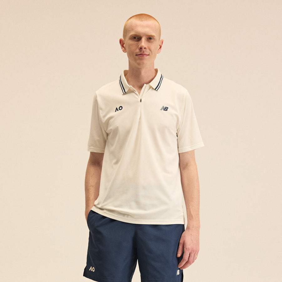 Men's Tournament Polo White