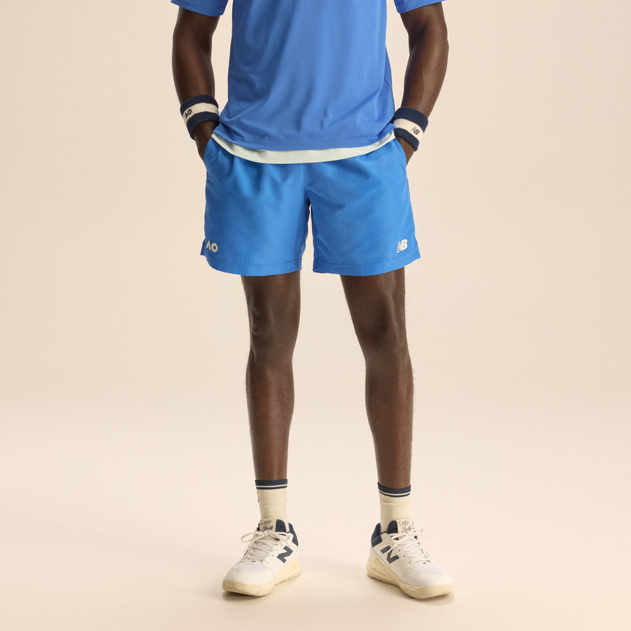 Men's Woven Short Blue
