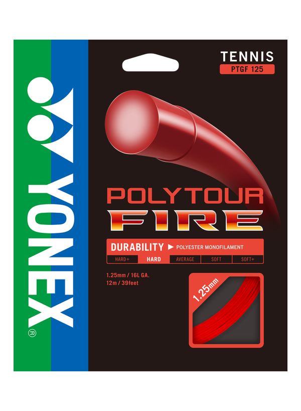 Racquet String - Polytour Fire 125 - Set