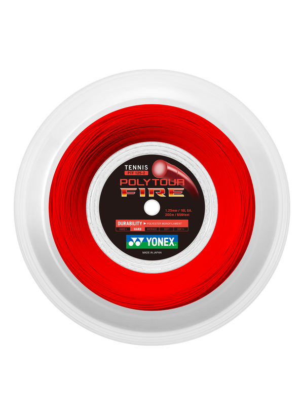 Racquet String - Polytour Fire 125 - Reel