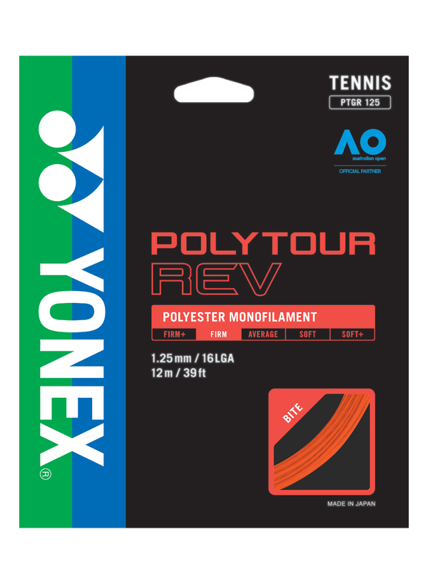 Racquet String - Polytour Rev 125 - Set