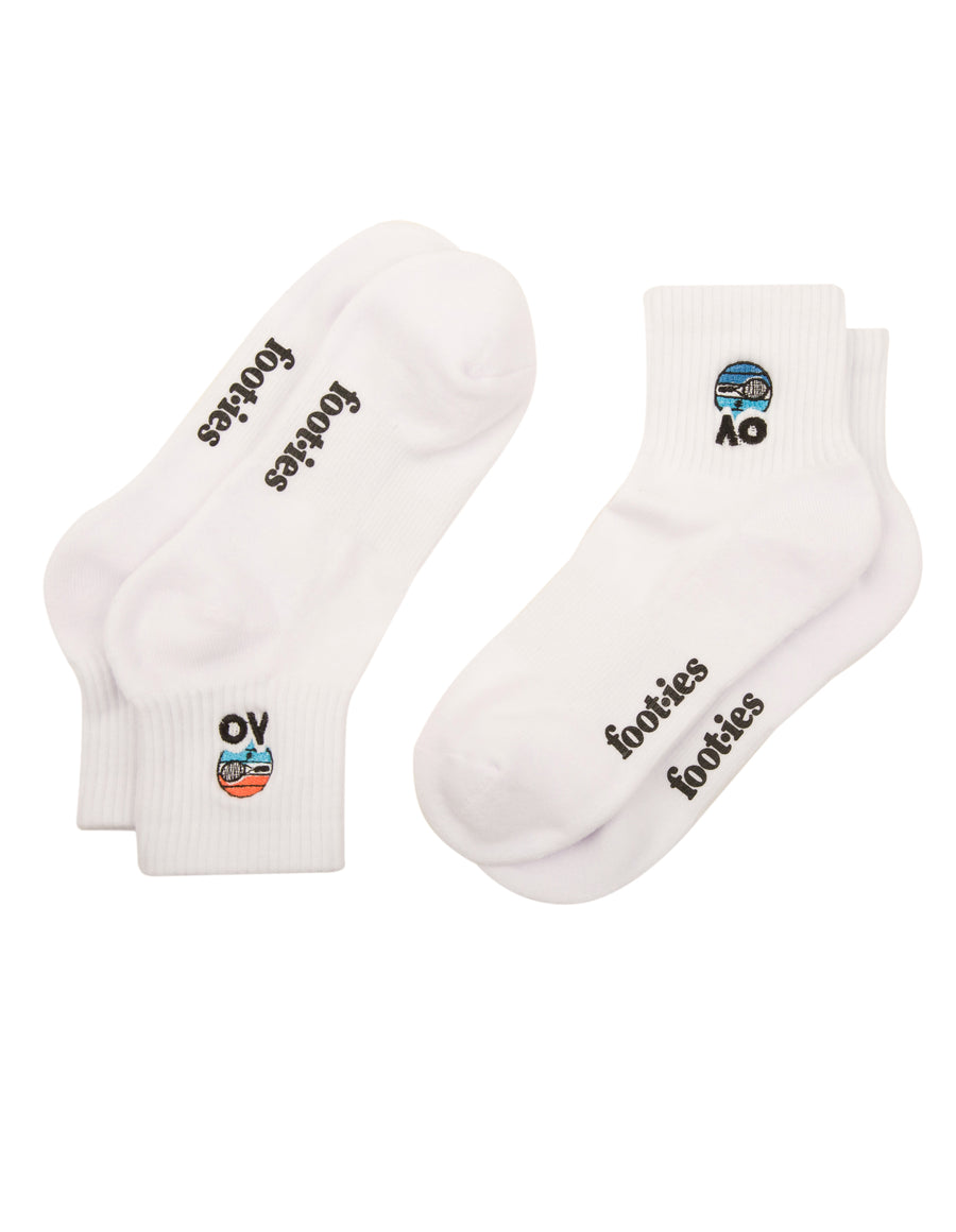 Australian Open Quarter Socks 2-Pack