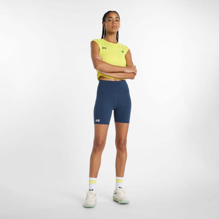 Women's Capped Sport Tank Yellow