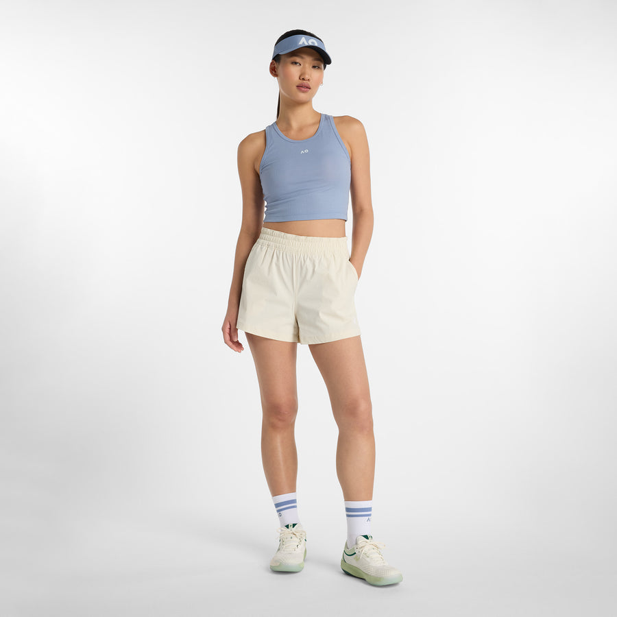 Women's Racer Sport Tank Grey