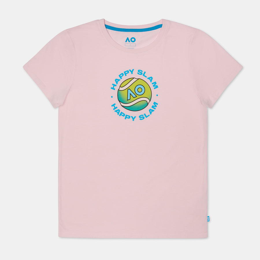 Women's Australian Open Happy Slam T-Shirt Pink