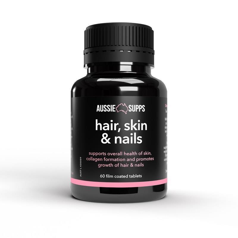 AussieSupps Hair, Skin and Nails 60 Tablets