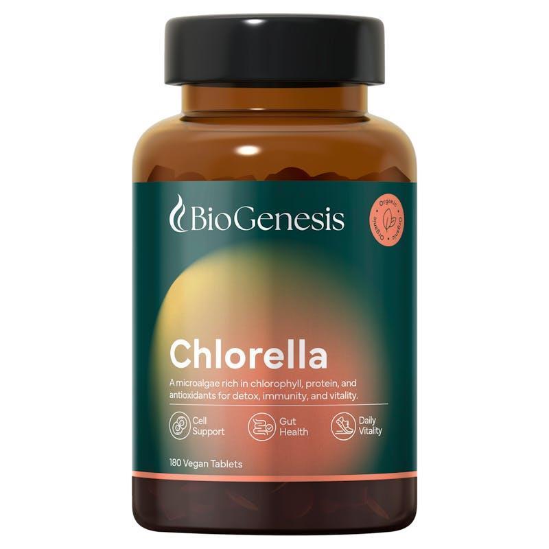 BioGenesis Organic Chlorella 180 tablets