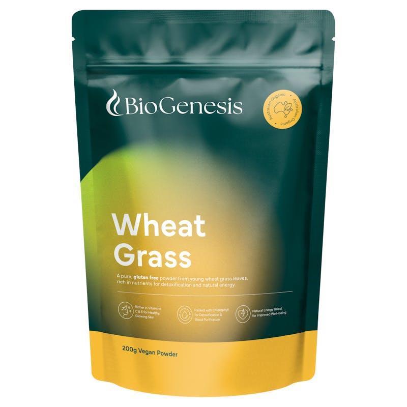 BioGenesis Organic Wheat Grass 200G Powder