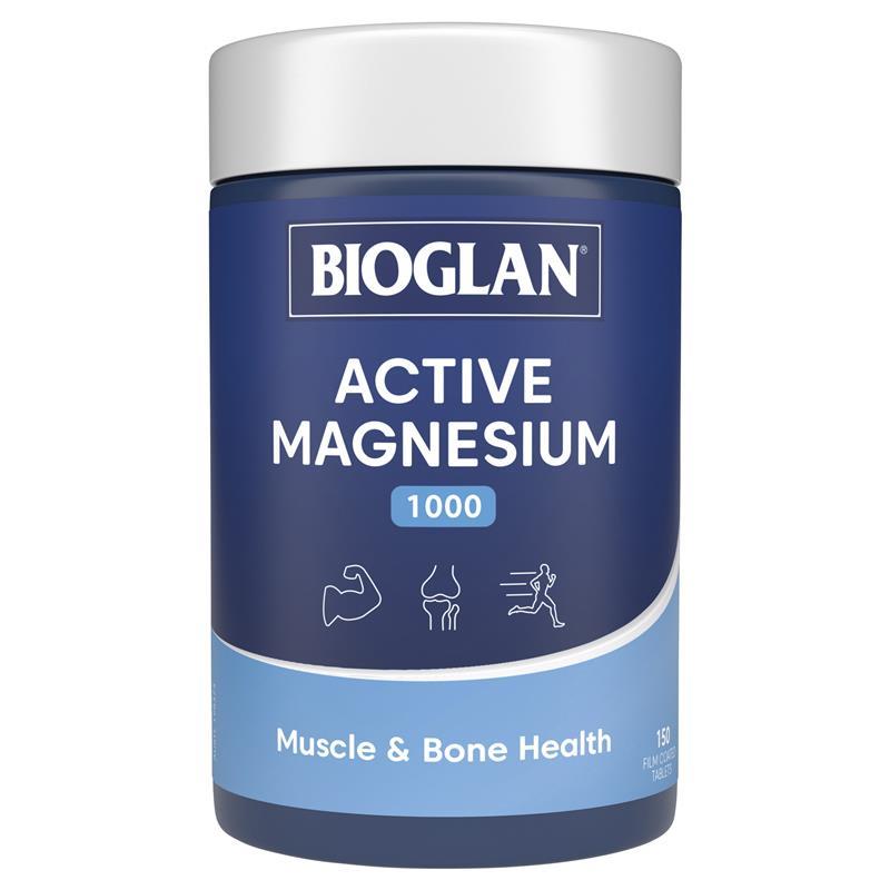 Bioglan Active Magnesium 1000mg 150 Tablets