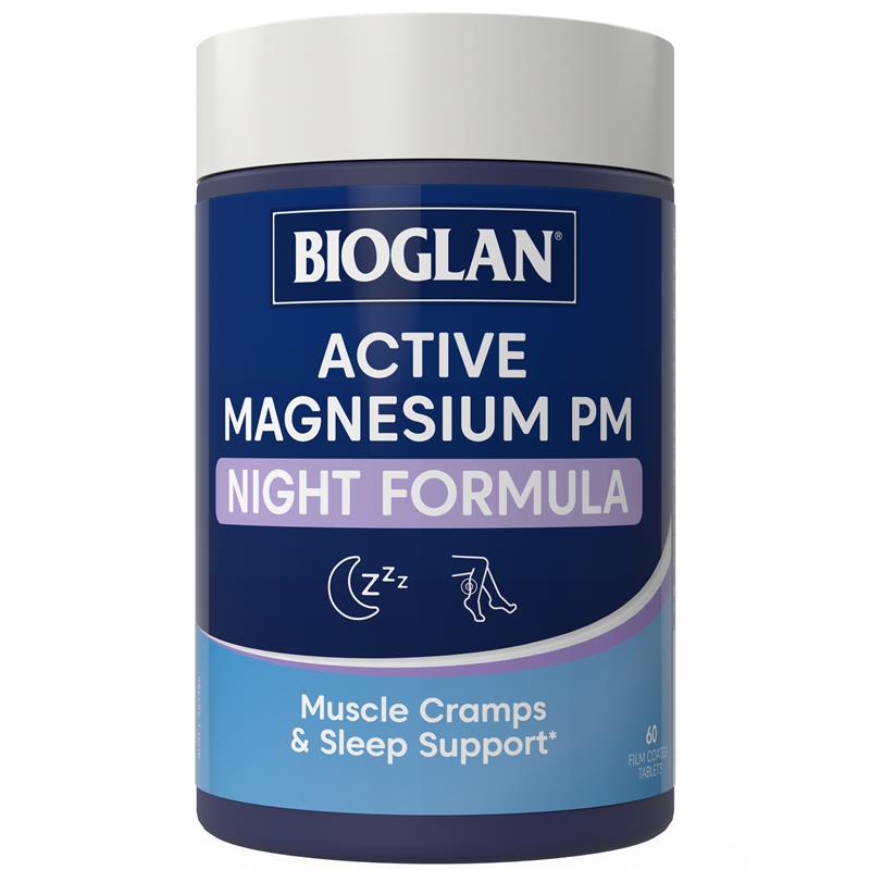 Bioglan Active Magnesium PM 60 Tablets