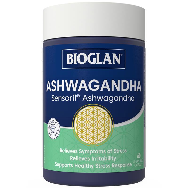Bioglan Ashwagandha 60 Vegan Capsules