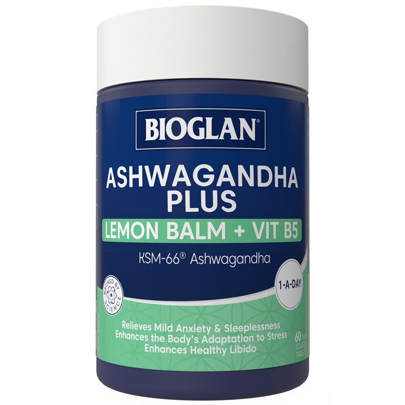 Bioglan Ashwagandha Plus 60 Tablets
