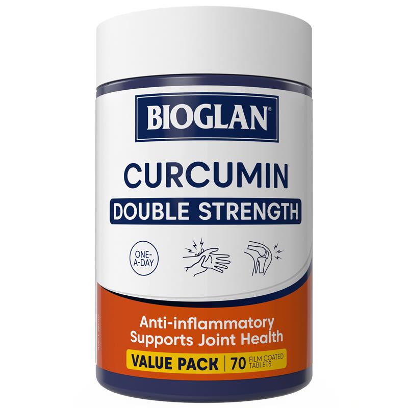 Bioglan Curcumin Double Strength 1200mg 70 Tablets
