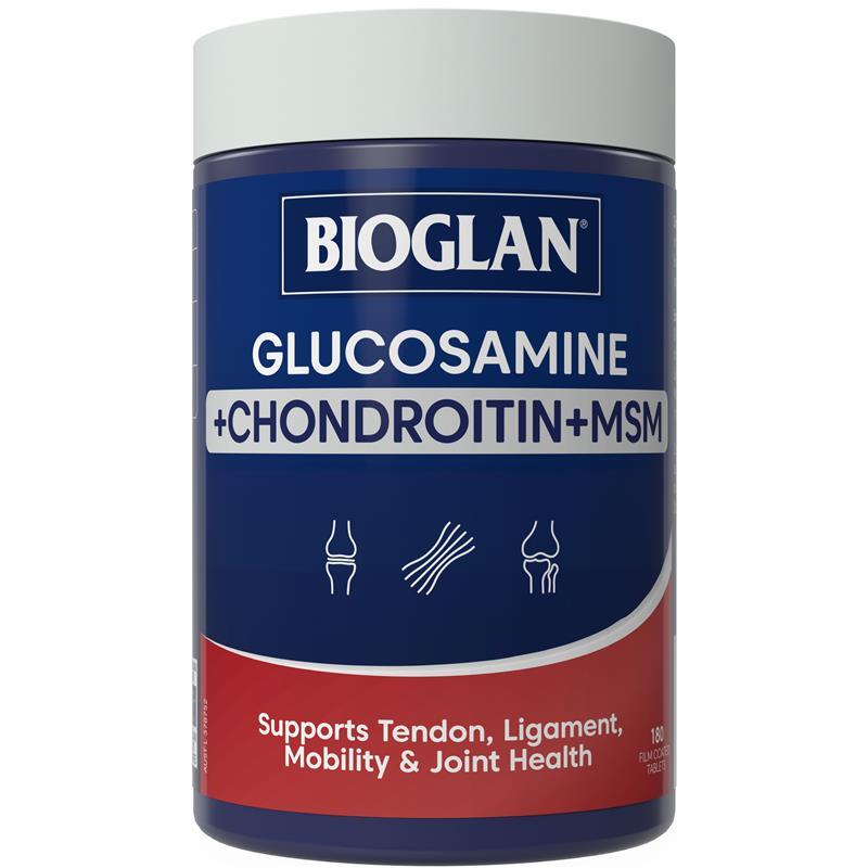 Bioglan Glucosamine Chondroitin + MSM 180 Tablets