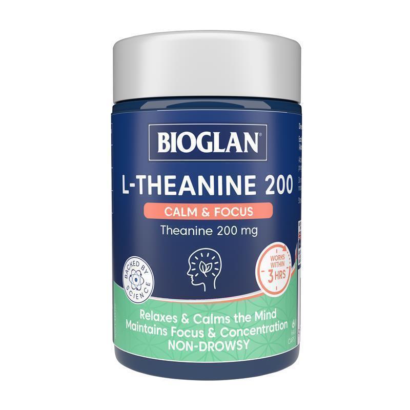 Bioglan L Theanine Calm & Focus 60 Tablets