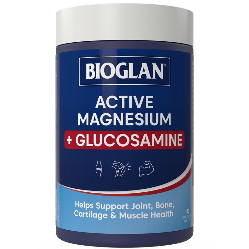 Bioglan Magnesium + Glucosamine 180 Tablets