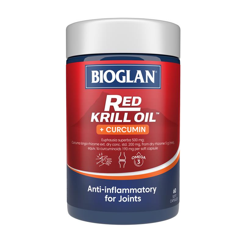 Bioglan Red Krill Plus Curcumin 60 Capsules
