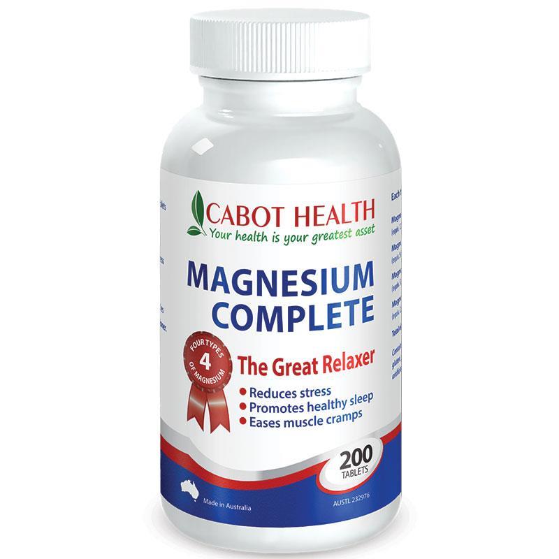 Cabot Health HD Magnesium Complete 200 Tablets