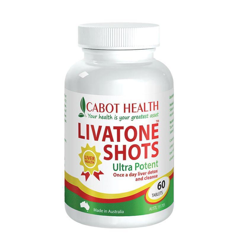 Cabot Health Livatone Shots 60 Tablets