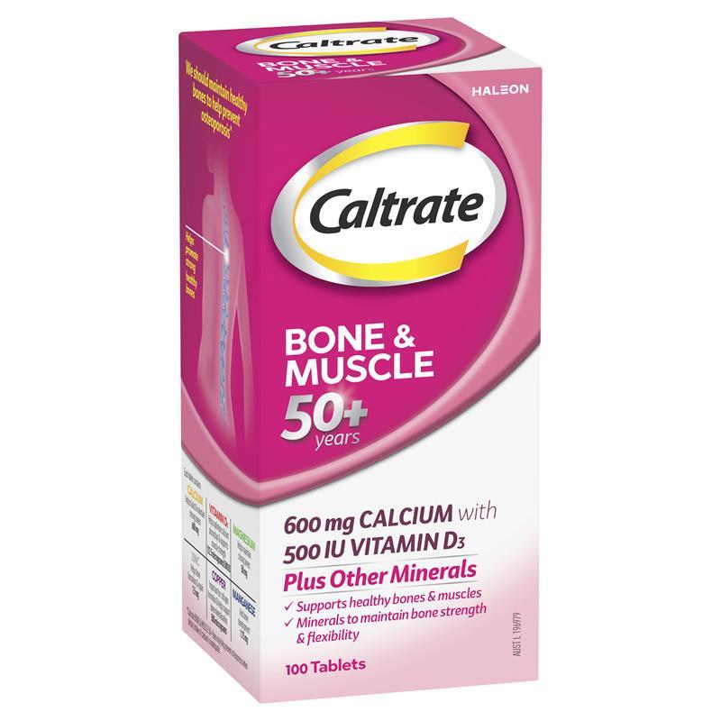Caltrate Bone & Muscle 50+ 100 Tablets