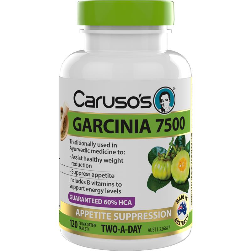 Carusos Garcinia Cambogia 7500 120 Tablets