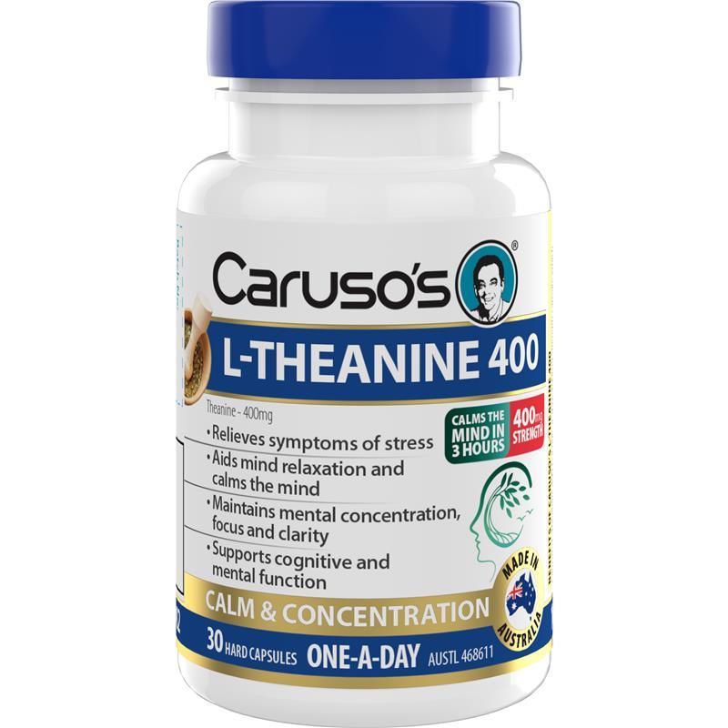 Carusos L-Theanine 30 Capsules