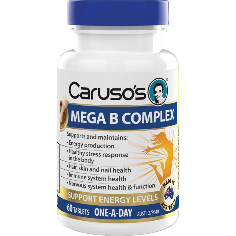 Carusos Mega B Complex 60 Tablets