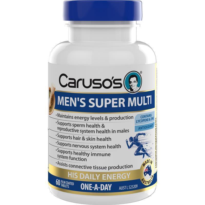 Carusos Men Super Multi 60 Tablets
