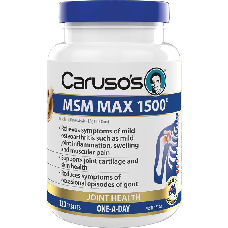 Carusos MSM Max 1500 120 Tablets