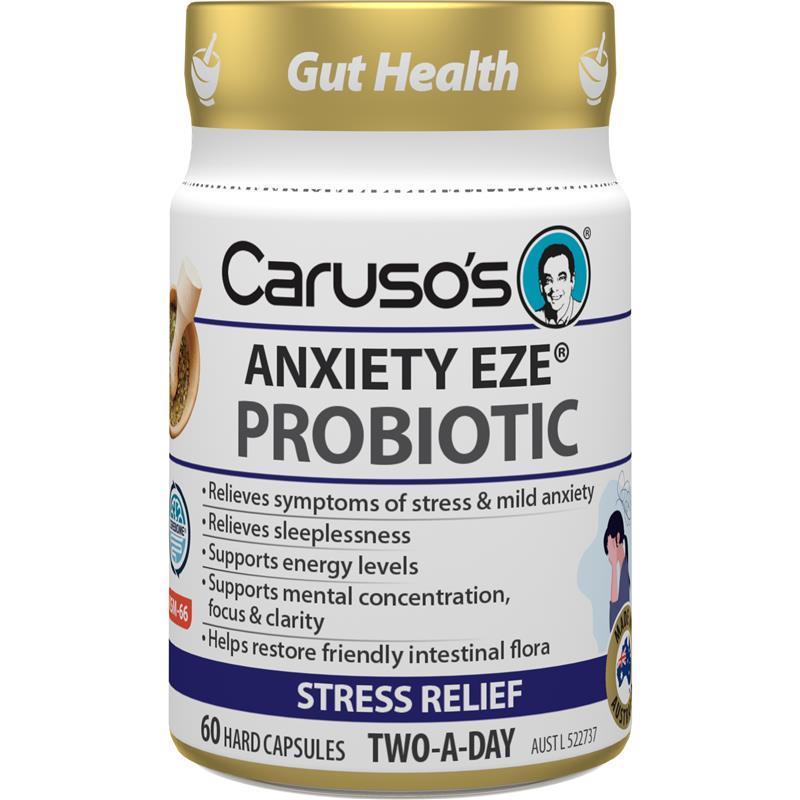Carusos Probiotic Anxiety EZE 60 Capsules