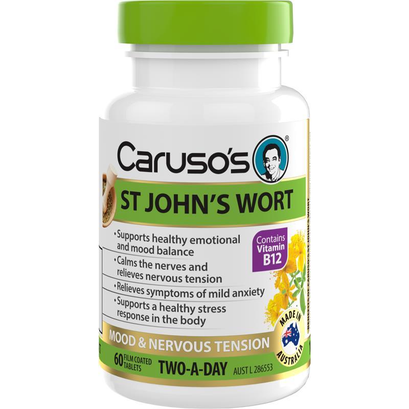 Carusos St Johns Wort 60 Tablets