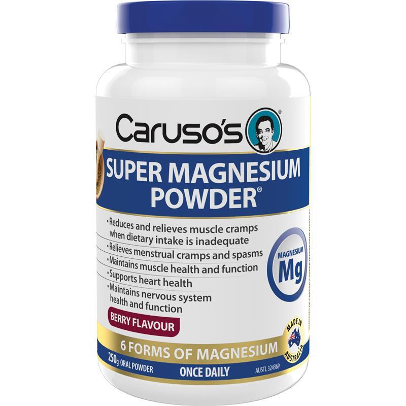 Carusos Super Magnesium Powder Berry 250g