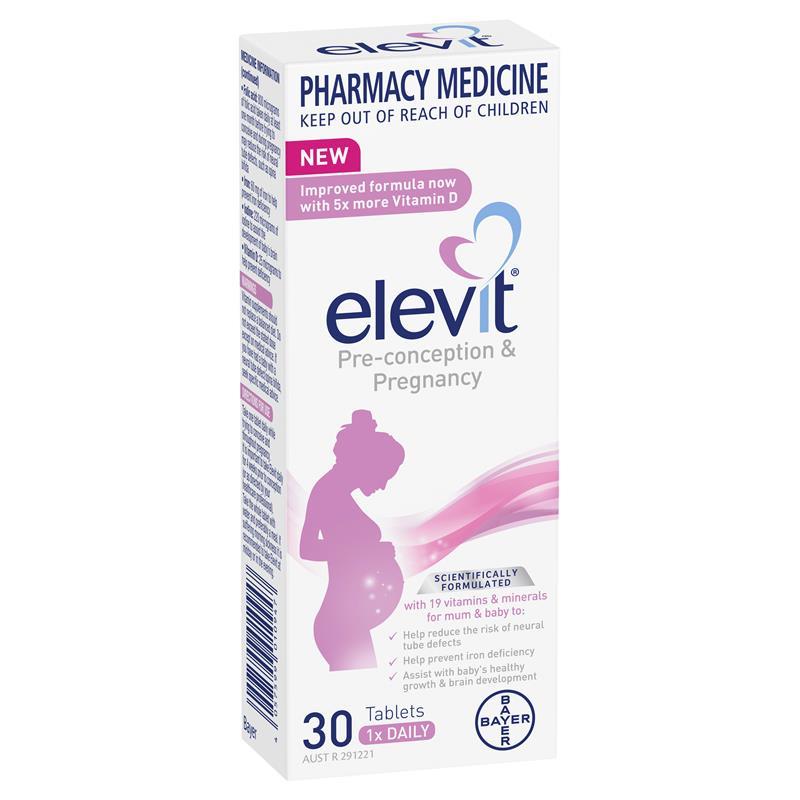 Elevit Pre-conception & Pregnancy 30 Tablets