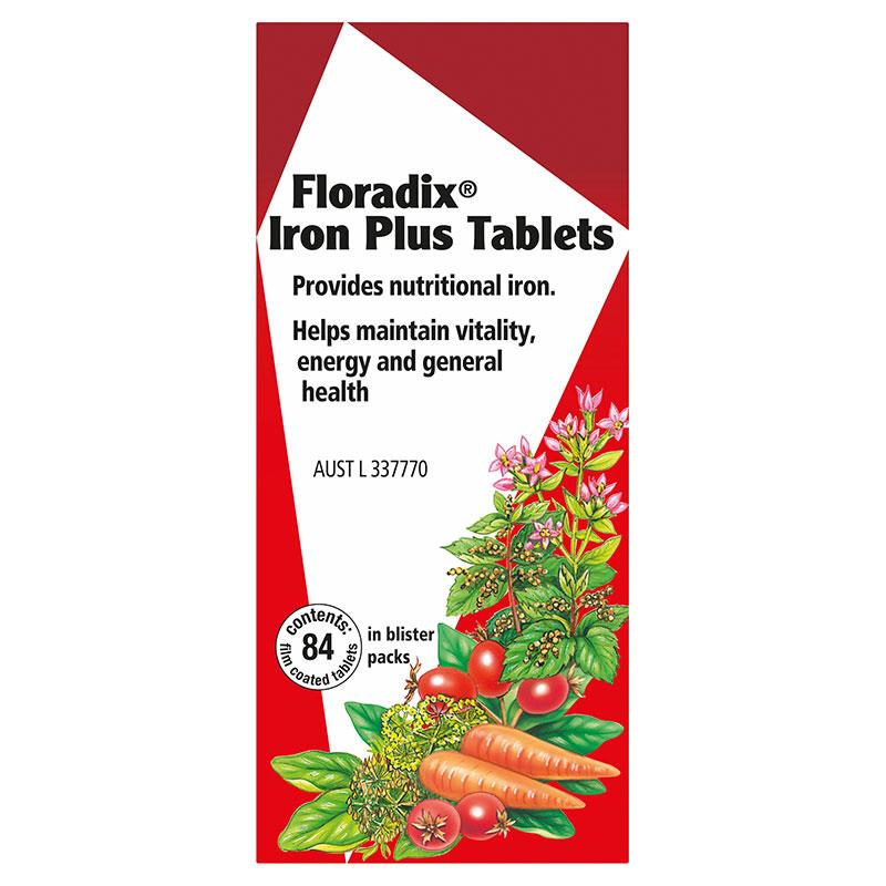 Floradix Iron Plus 84 Tablets NP