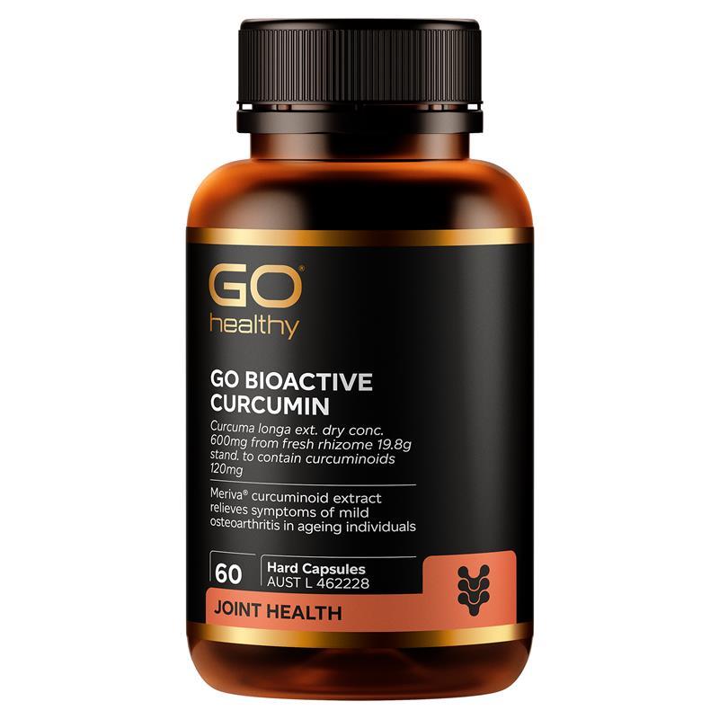GO Healthy Bioactive Curcumin 60 Hard Capsules