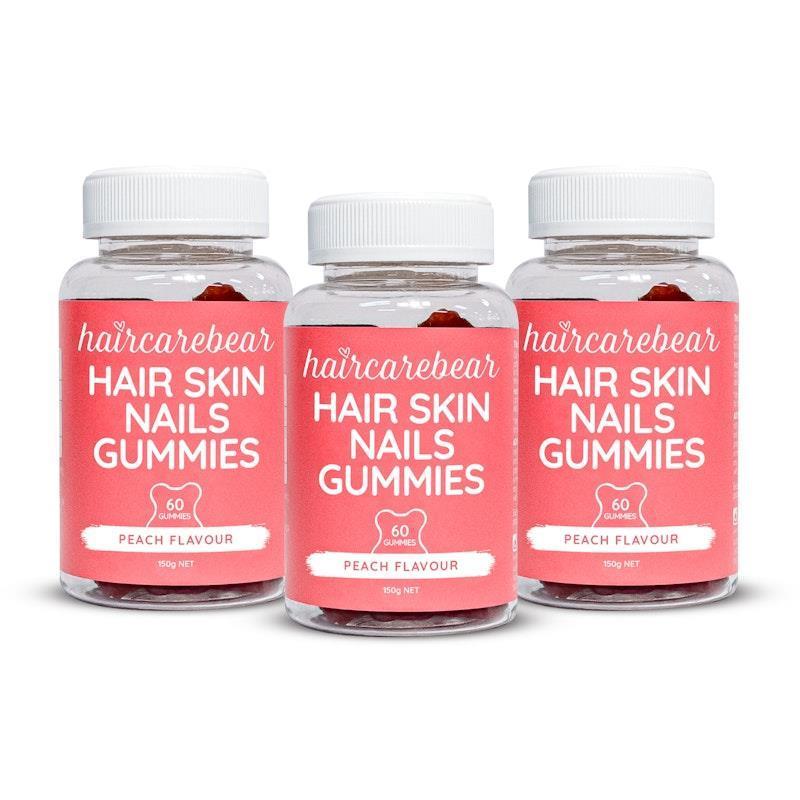 Haircarebear Hair Skin Nails Gummies 3x60 Pack
