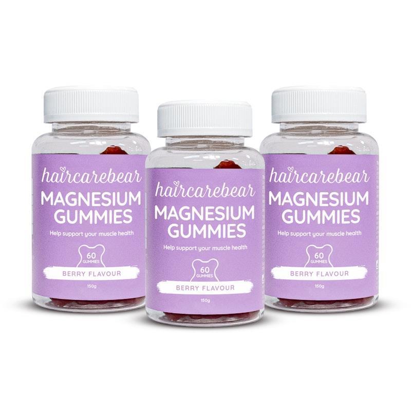 Haircarebear Magnesium Gummies 3x60 Pack