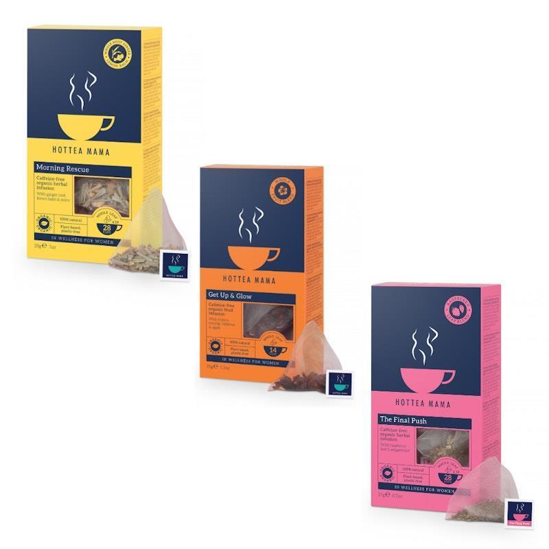 HOTTEA MAMA Pregnancy Teas for Each Trimester Gift Set