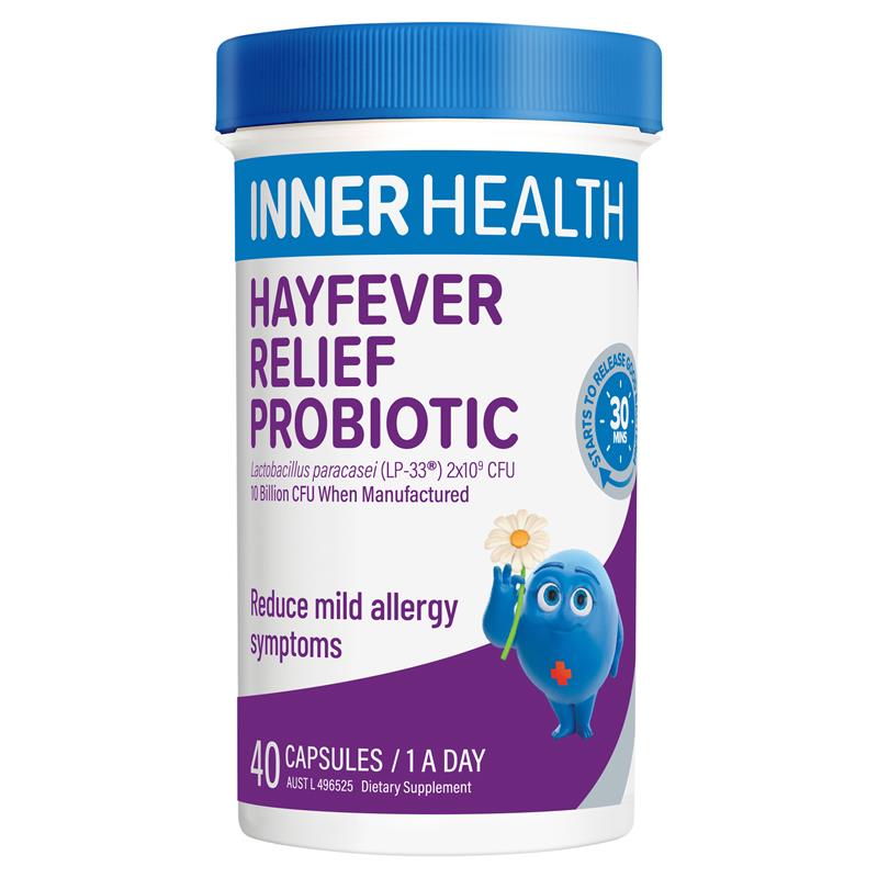 Inner Health Hayfever Relief Probiotic 40 Capsules