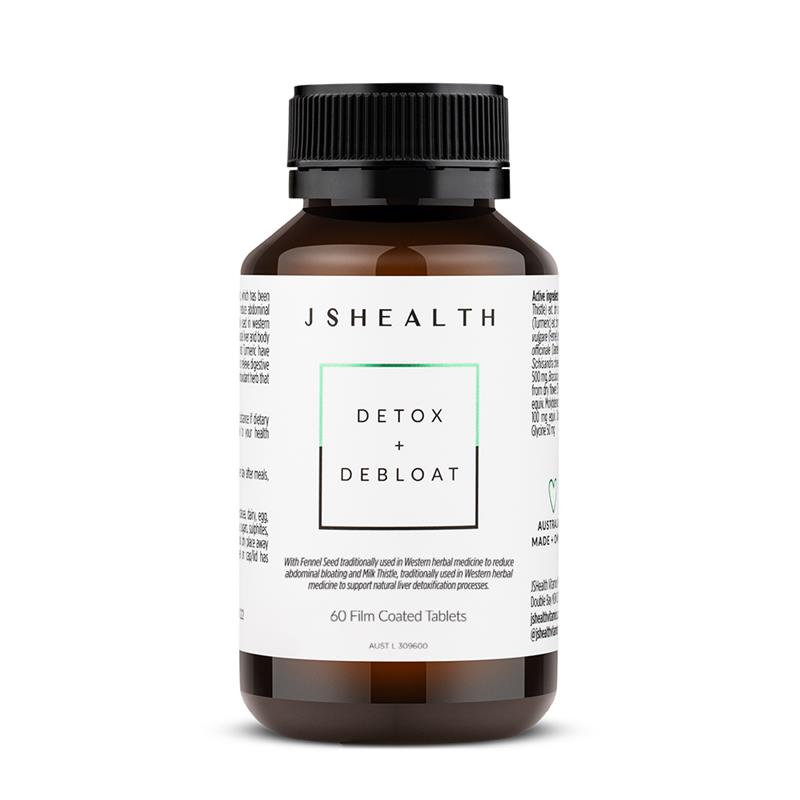 JSHealth Detox + Debloat Formula 60 Tablets