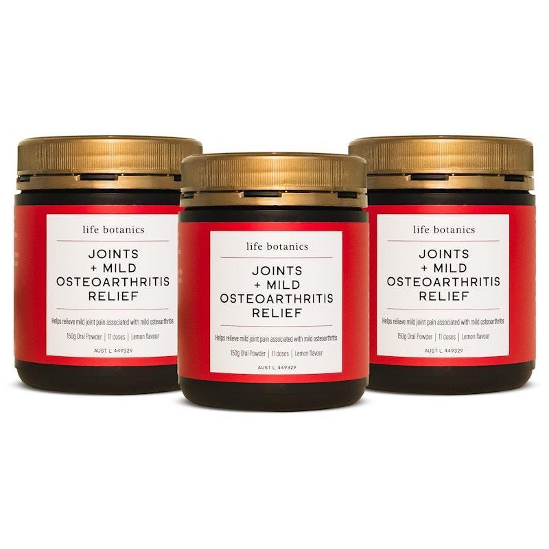Life Botanics Joints Powder 3x150g Pack