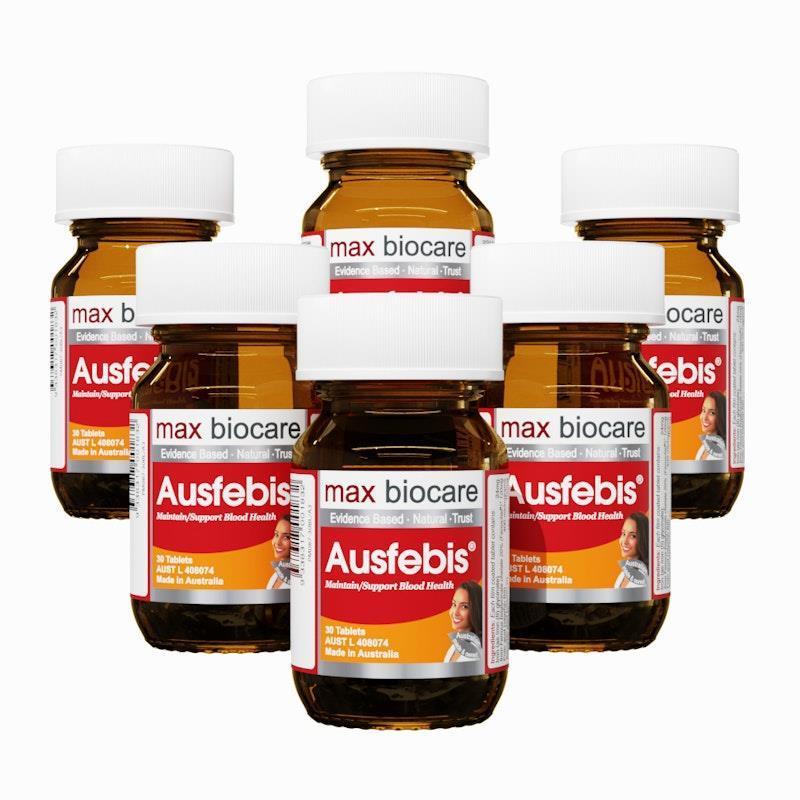 Max Biocare Ausfebis® 30 Tablets 6 Pack