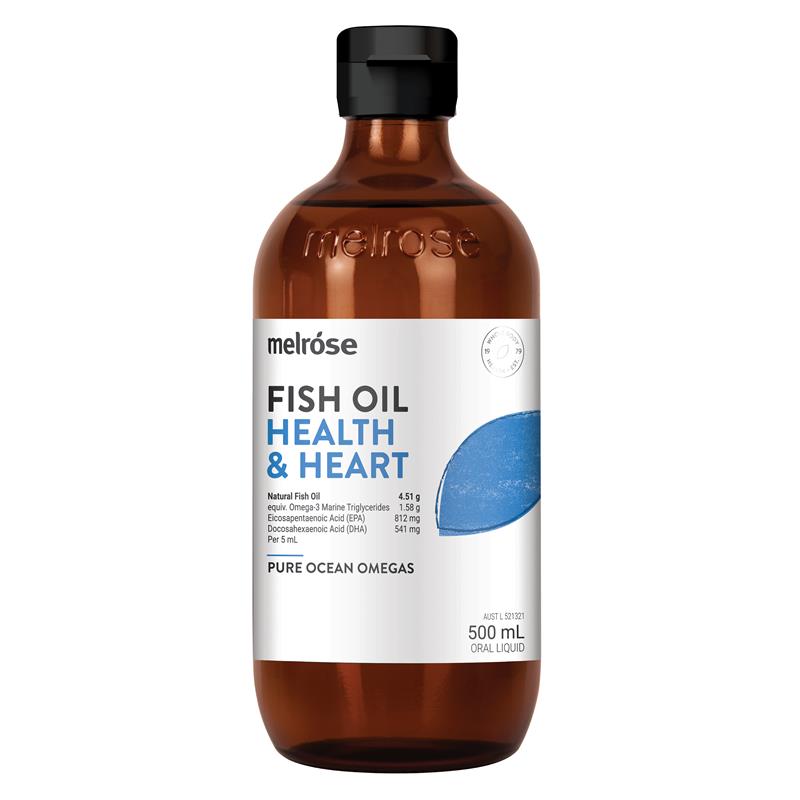 Melrose Omega Fish Oil Health & Heart 500ml